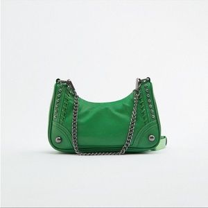 Zara Green crossbody bag